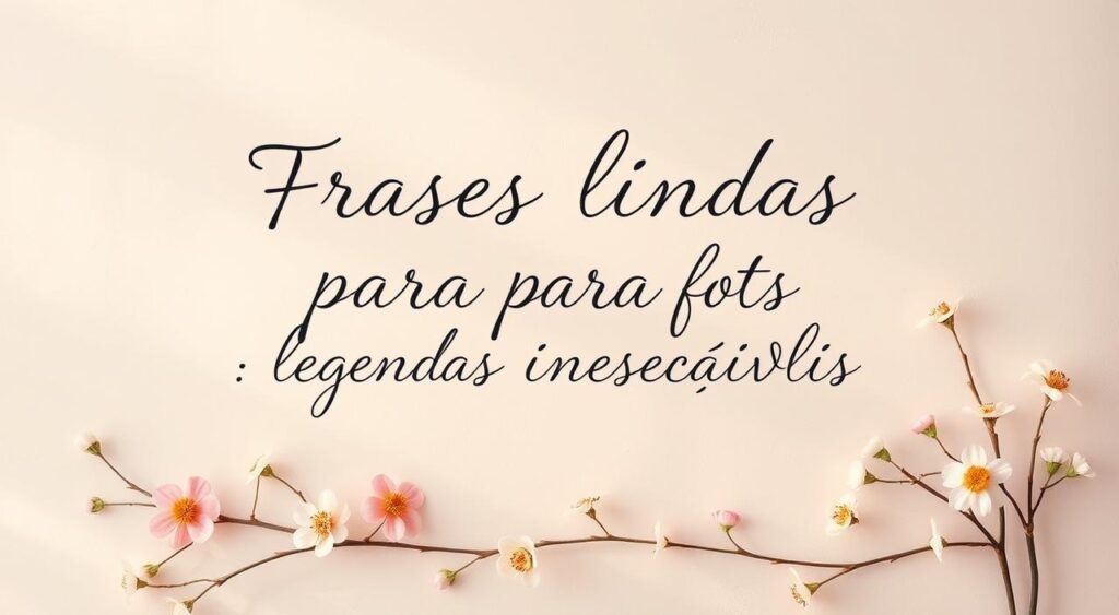 frases lindas para fotos