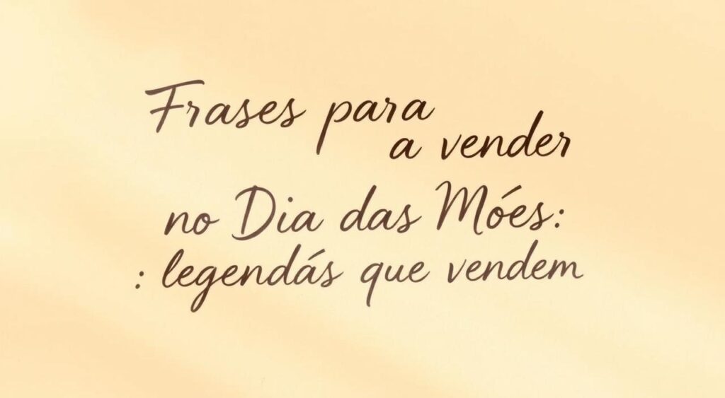 frases para vender no dia das mães