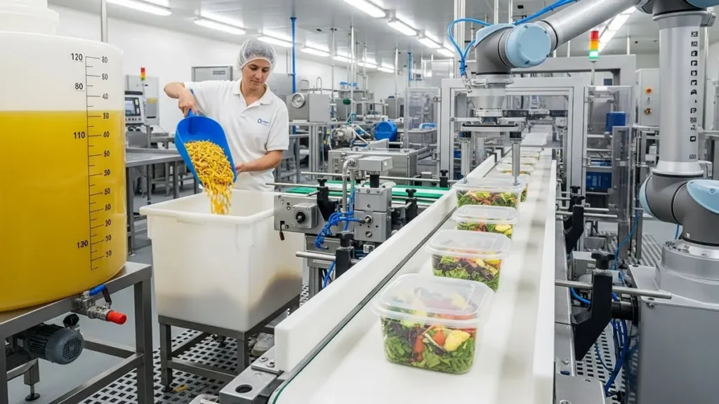 Plásticos Industriais na Indústria de Alimentos